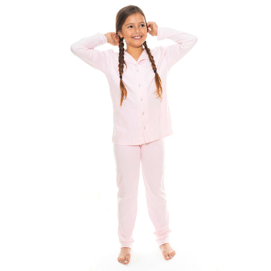 Pink Long Pajama Set