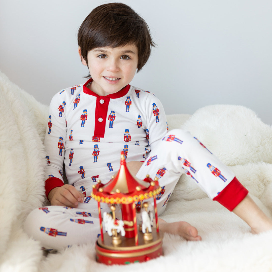 Nutcrackers 2piece Pajama Set A Colorful