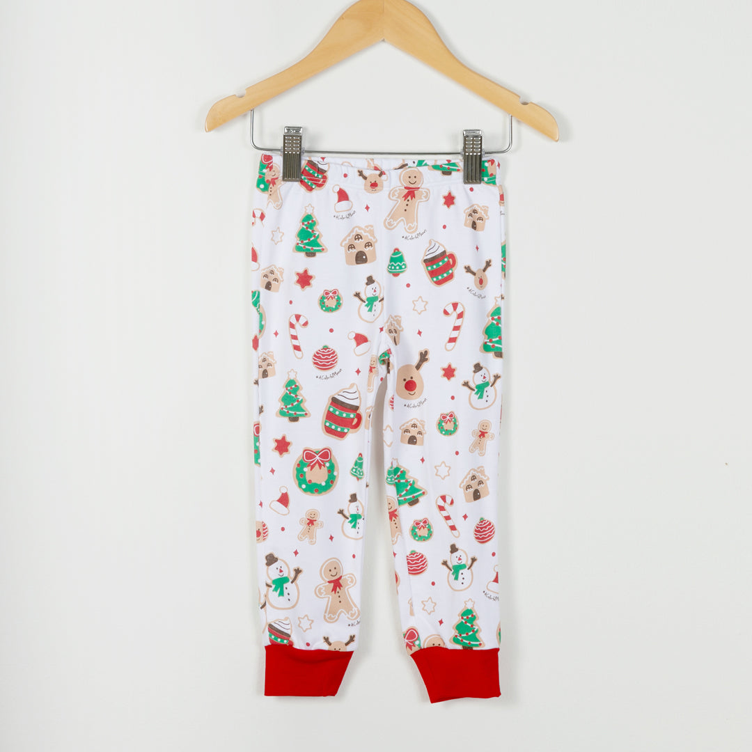 Christmas Cookies 2-piece Pima Cotton Pajama Long Set