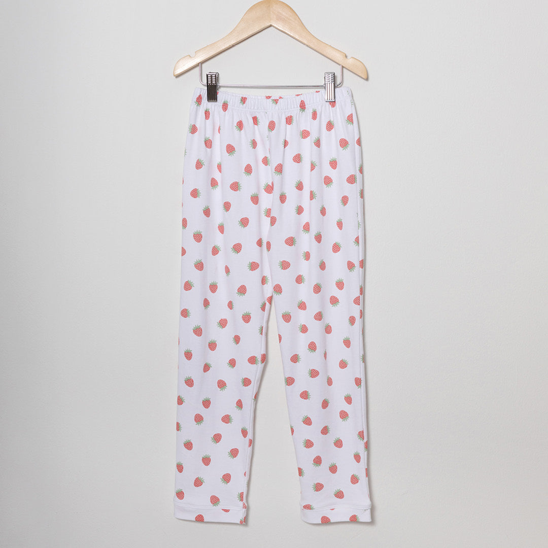 Strawberries Long Pajama Set