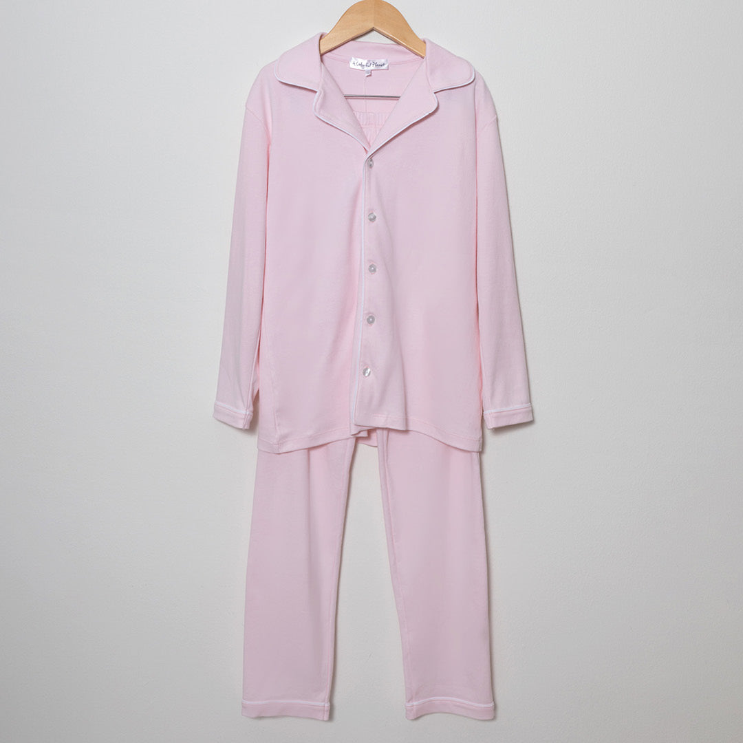 Pink Long Pajama Set