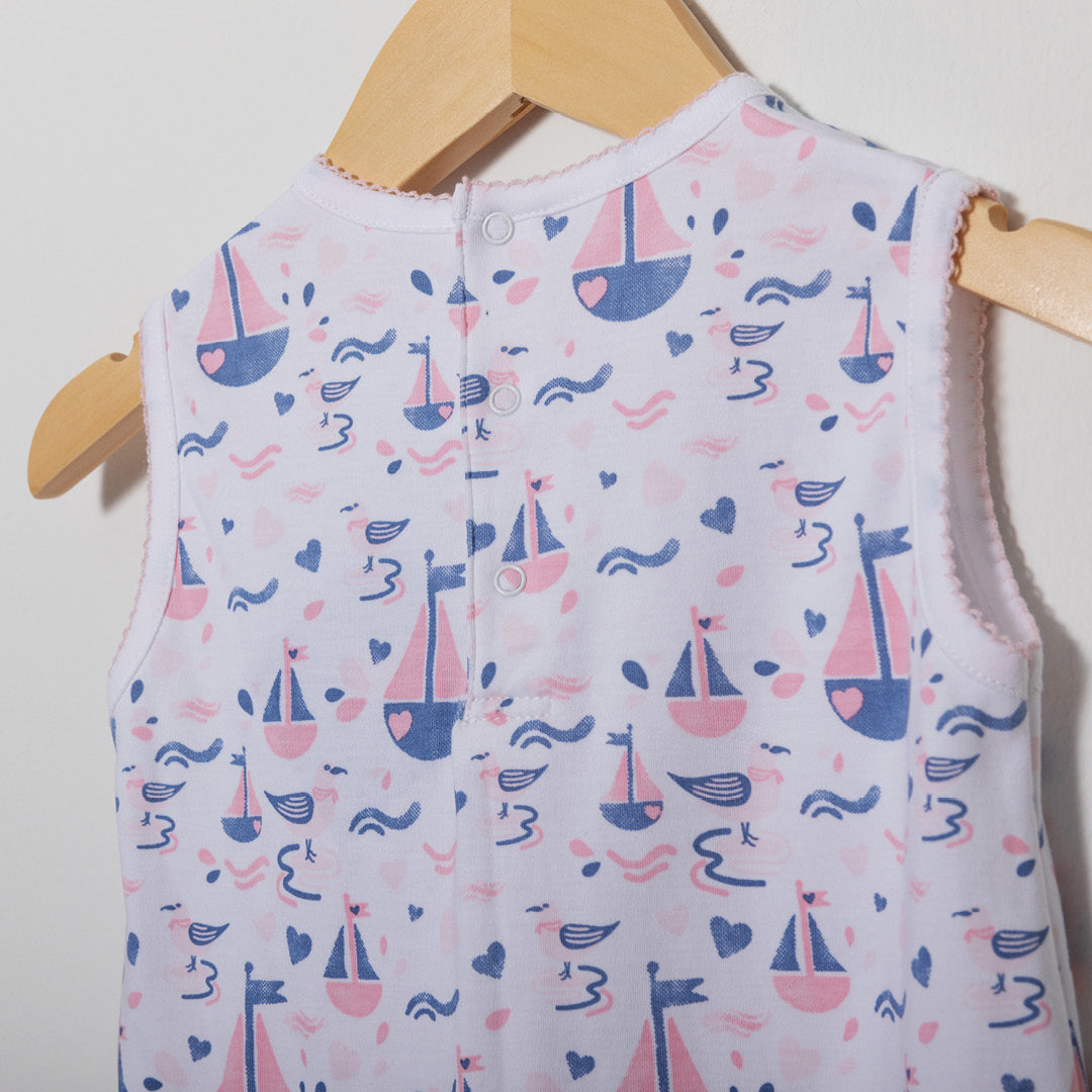 Pink Nautical Lounge Dress