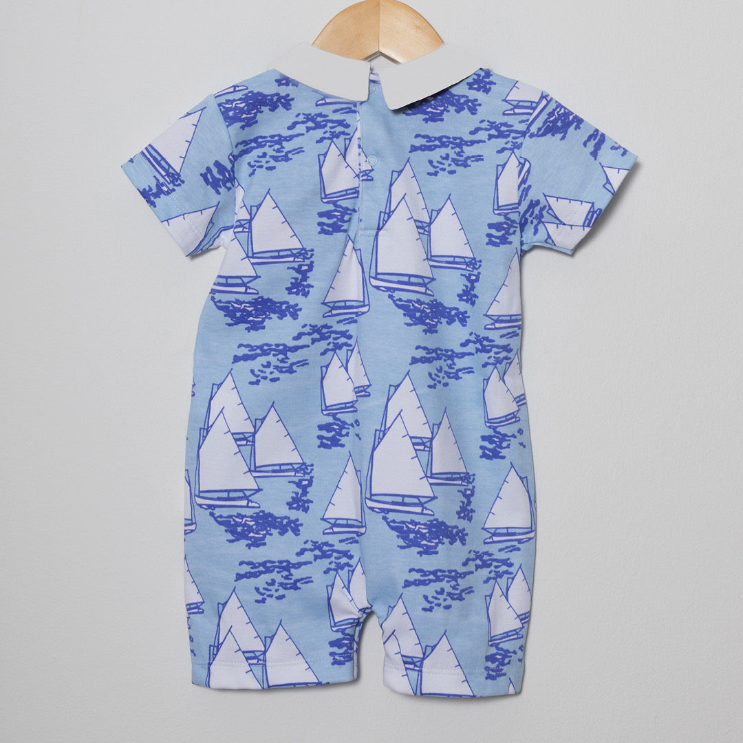 Sail Away Blue Playsuit