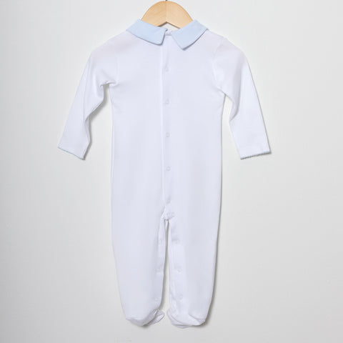 White Breeze Hand Smocked Footie