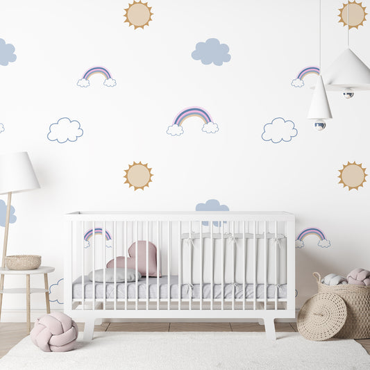 Sky Wallpaper (Set of 2 panels)