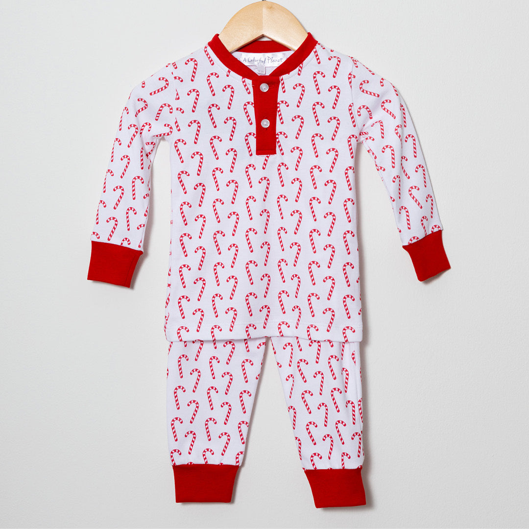 Candy Canes 2-piece Pajama Set