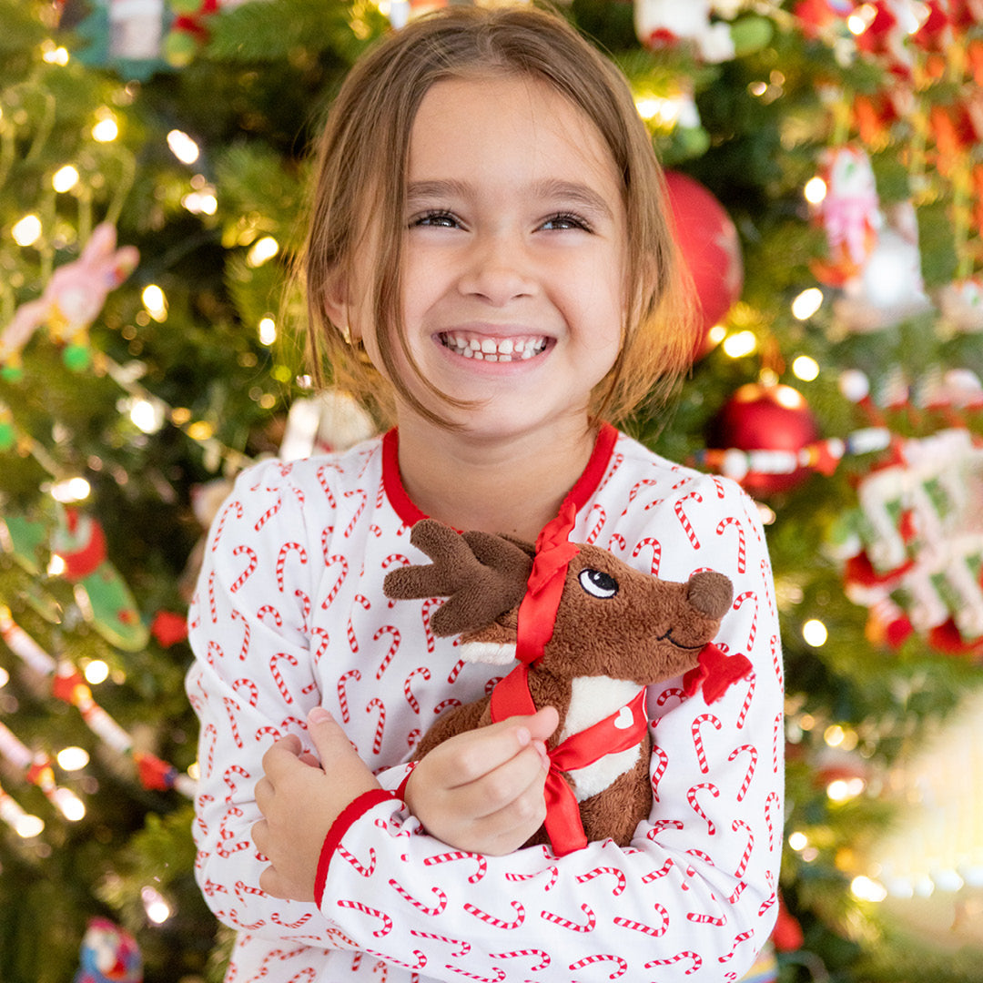 Candy Canes Long Sleeve Pajama Dress