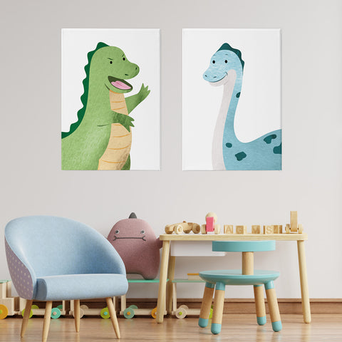 Mighty Rex & Bruno Art (Set of 2)