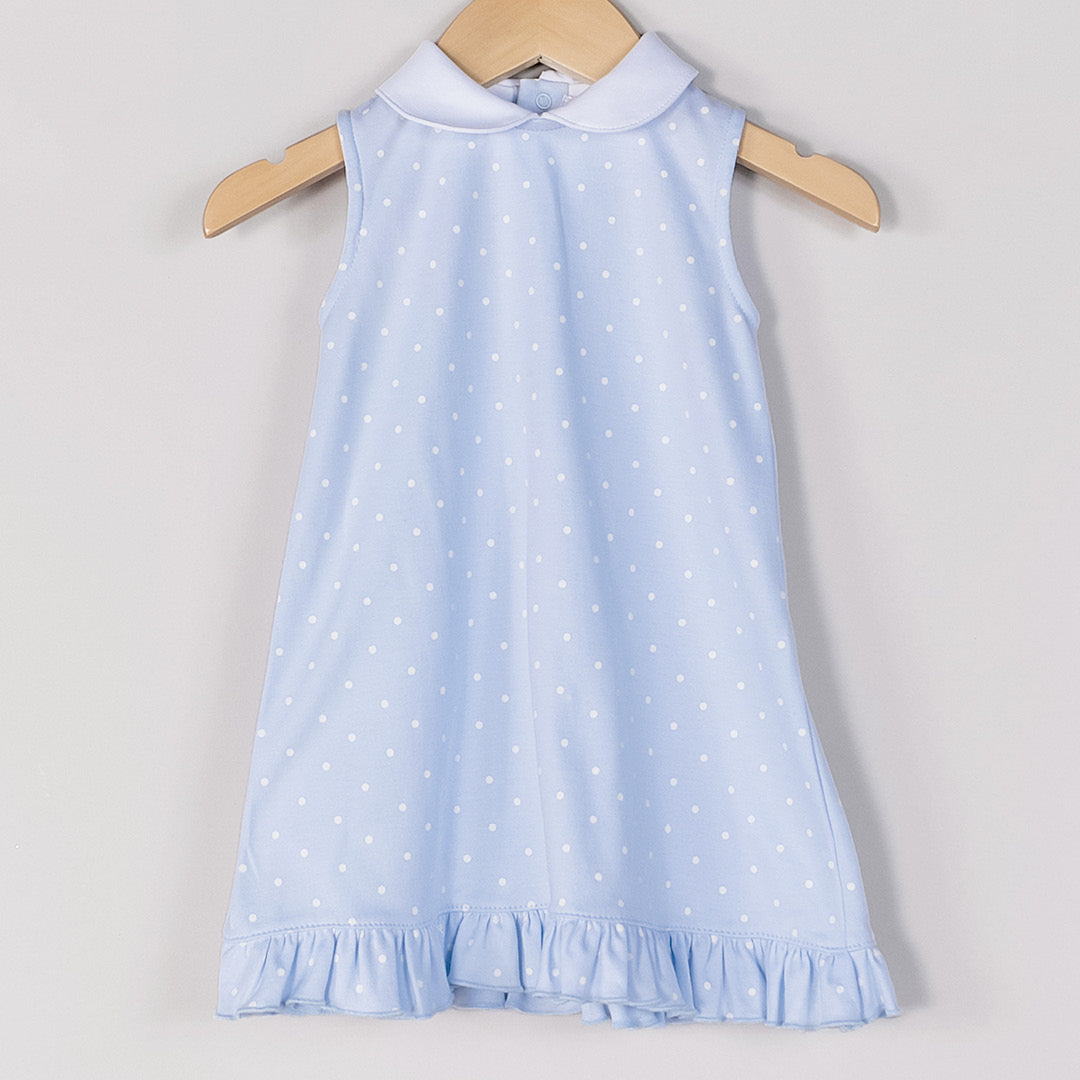 Blue Sky Polka Dots Dress