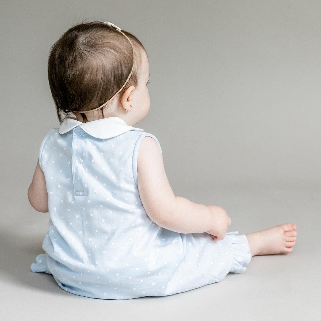 Blue Sky Polka Dots Dress