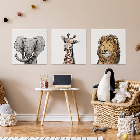 Tropical Jungle Art (Set of 3)