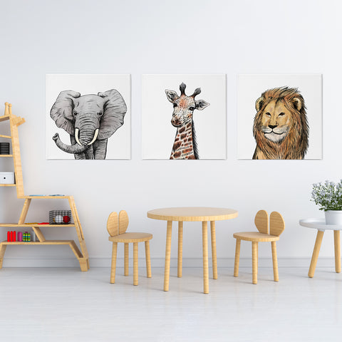 Tropical Jungle Art (Set of 3)